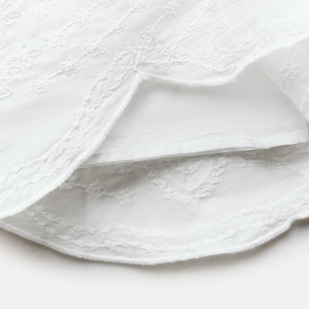 ZARA EMBROIDERED MINI SKIRT ZW COLLECTION - Picture 5 of 7